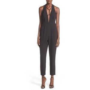 Missguided Strappy Halter Jumpsuit
